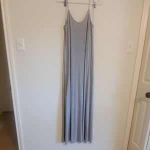 Heather grey maxi dress